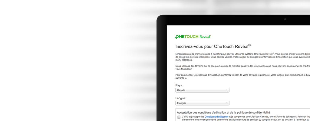 Premiers pas avec votre compte clinique OneTouch Reveal®