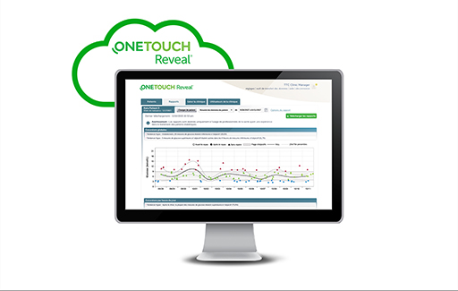 Application Web OneTouch Reveal® pour les professionnels